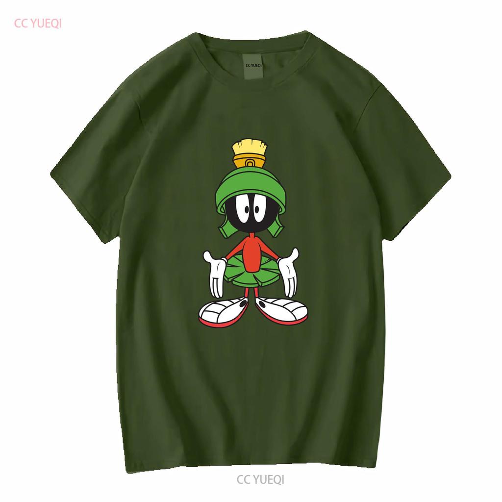 Marvin the Martian  T Shirt vintage Washed Comfortable Casual Stretched Stylish graphic Unisex streetwear designer clothes