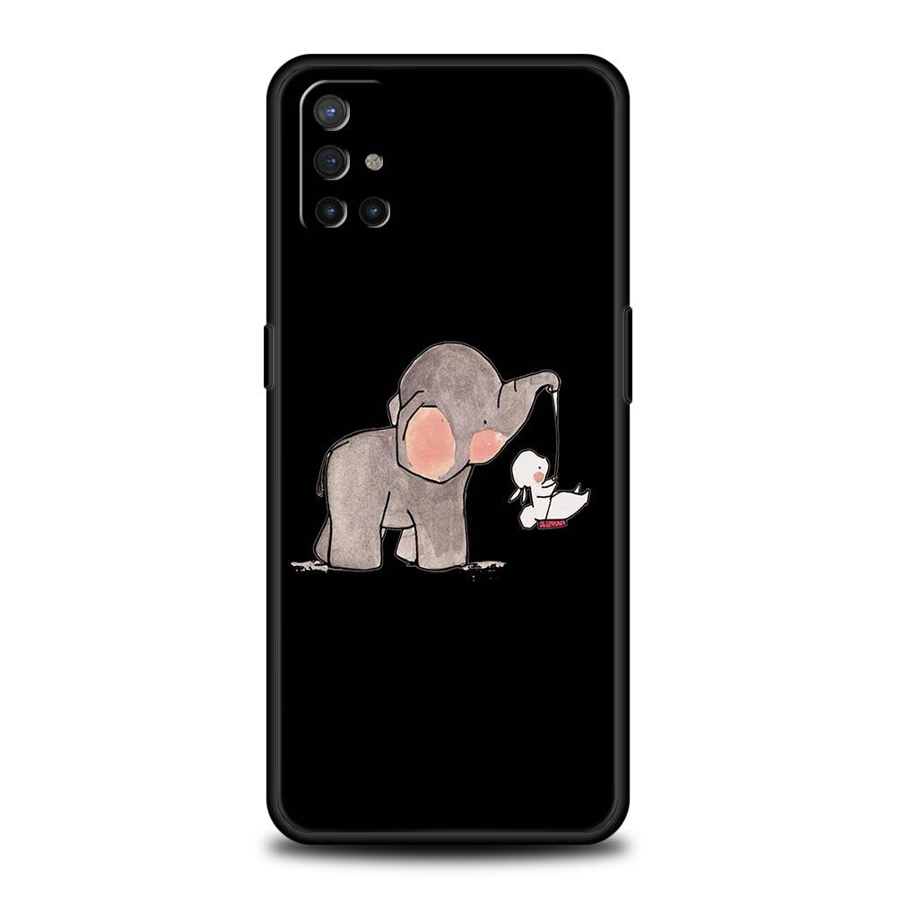 Couple Style Cartoon Phone Case For OnePlus 12 11 10 9 8 7 7T Pro 12R 10R 9RT 9R 8T Nord N100 N200 N10 2T CE 2 5G Black Cover