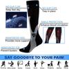6Pairs New 20-30Mmhg Compression Socks High Stockings For Men & Women Sports Marathon Cycling Football Varicose Veins Eu35-45