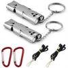 Survival Whistle, CTRICALVER High Decibel Safety Whistle with Strap, Keychain,