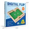 Kids' Wooden Logic Puzzle: Two-Player Number Flip Game for Ages 3+ - Educational & Fun