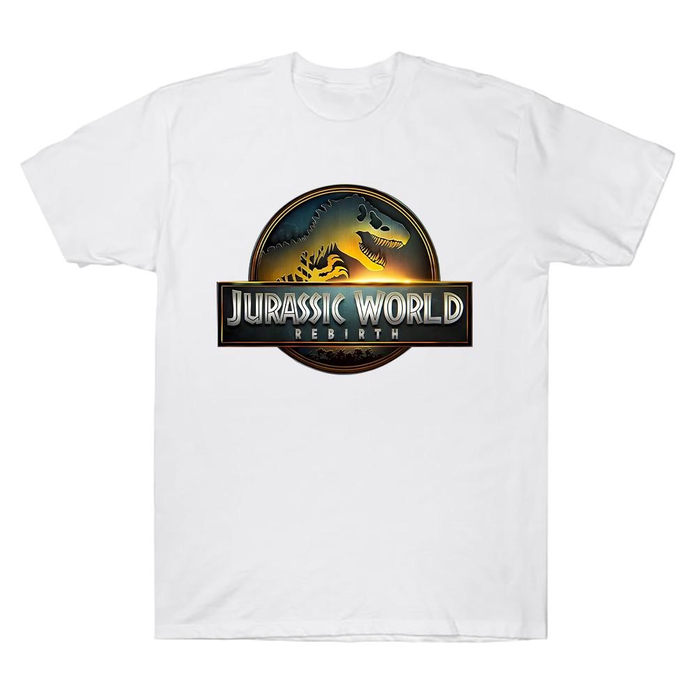 Jurassic World Rebirth T Shirt Men Women 2025 Shirt Cotton Print Clothing Summer Fashion Crewneck Short Sleeve Tees Casual Chic
