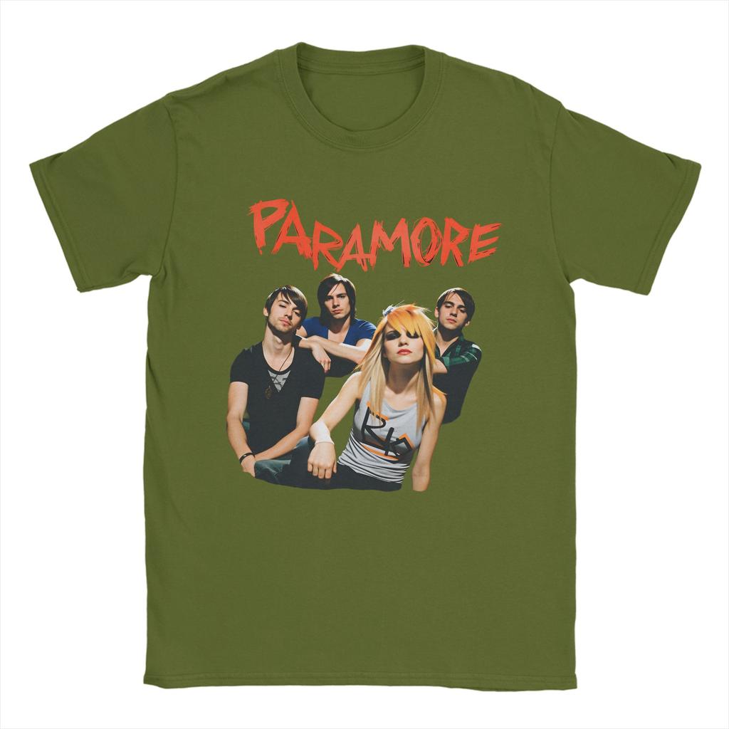Paramore Band Cotton TShirt For Mens Summer  Vintage T Shirts O Neck Leisure Tees Plus Size Cheap Clothes
