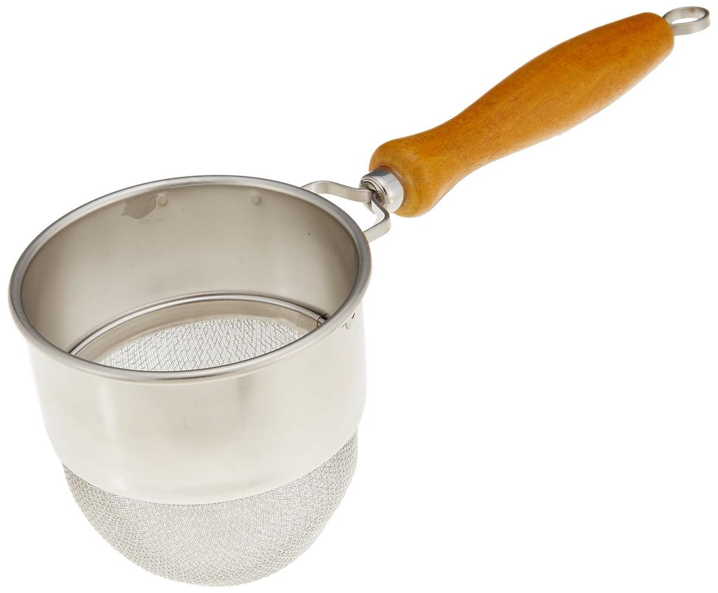 Kobo Aizawa Deep Tea Strainer (Wooden Handle) 800