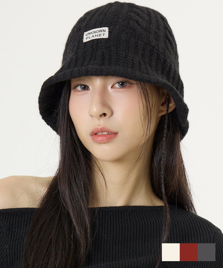 UNKNOWN PLANET Cable Bucket Hat 4 Colors
