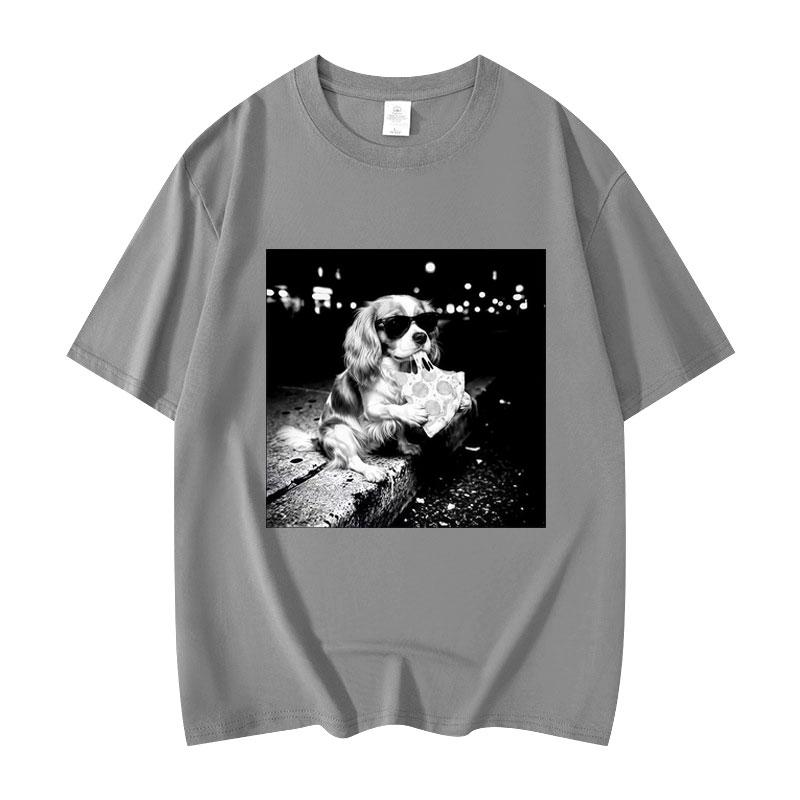 Funny Cavalier King Meme Tshirt Unisex Women Fashion Vintage Short Sleeve Tshirts Summer High Quality Cotton Oversized T Shirts