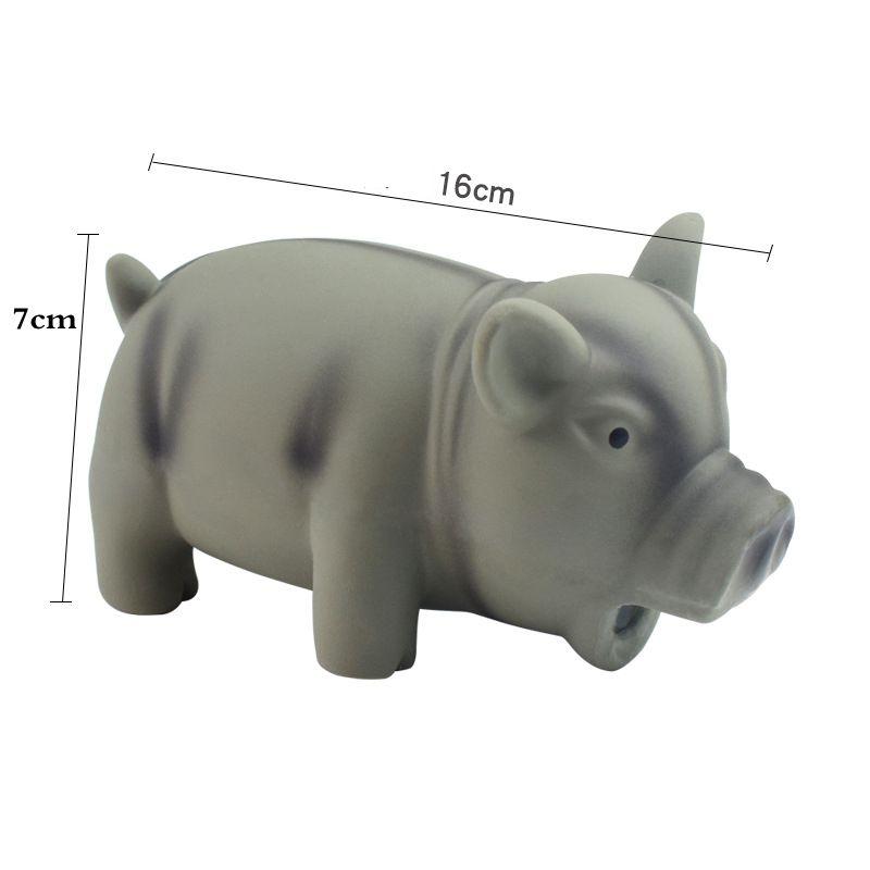 Pet Dog Toy Squeaky Rubber Toy Dog Latex Chew Toy Pig Shape Bite Resistant Puppy Sound Toy For Small Medium Large Dog Toy