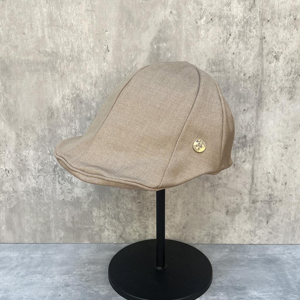 Mengling Suit Material Duckbill Hat Japanese Forward Hat Beret Female Breathable Big Top Shows Small Face Versatile