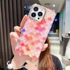 Luxury Rainbow Shell Glitter Phone Case For iPhone 11 12 13 14 15 Pro Max XS X XR 7 8 Plus SE Leopard Print Shockproof Cover