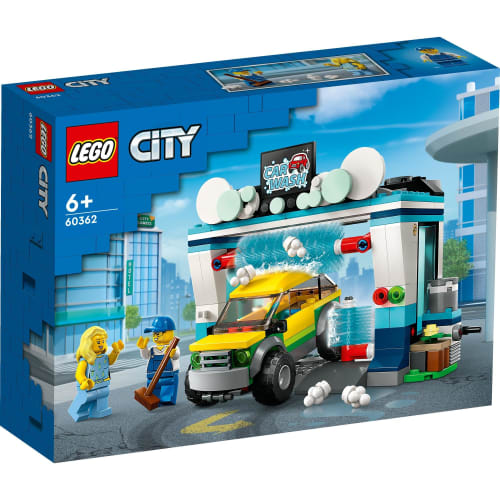 LEGO City Drive-Thru Car Wash Machine Toy Present Birthday Block Educational Christmas Boys Girls Children 6 Years Old 7 Years Old 8 Years Old 9 Years