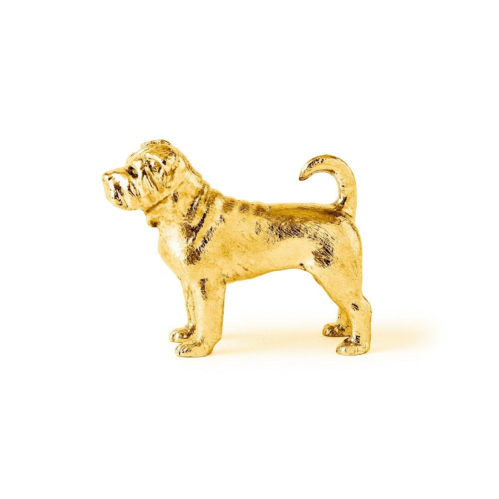 Sharpei 22ct Gold Plated British Art Dog Figure Collection