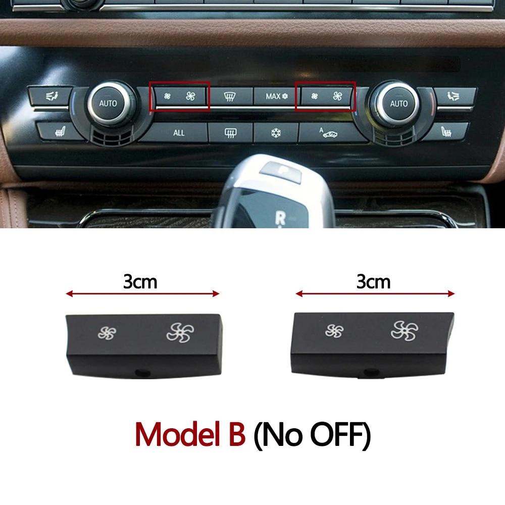 Încălzitor de aer condiționat Ventilator de climă Controlul volumului vântului Cap buton AC pentru BMW 5 6 7 X5 X6 Series F10 F18 F06 F12 F01 F02 F15 F16