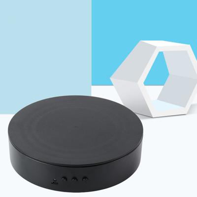 Rotating Display Holder Anti-slip Video Shooting Props Sturdy Convenient Electric Rotating Turntable Display Stand for Home