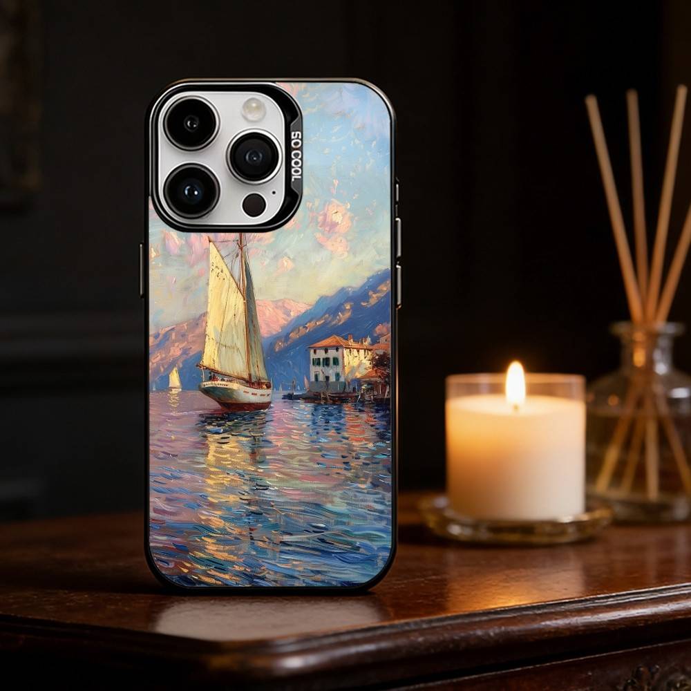

Renaissance art Painting Phone Case For iPhone 17,16,15,14,13,12,11,Pro Max,Plus Candy Silver Cover iPhone12PRO