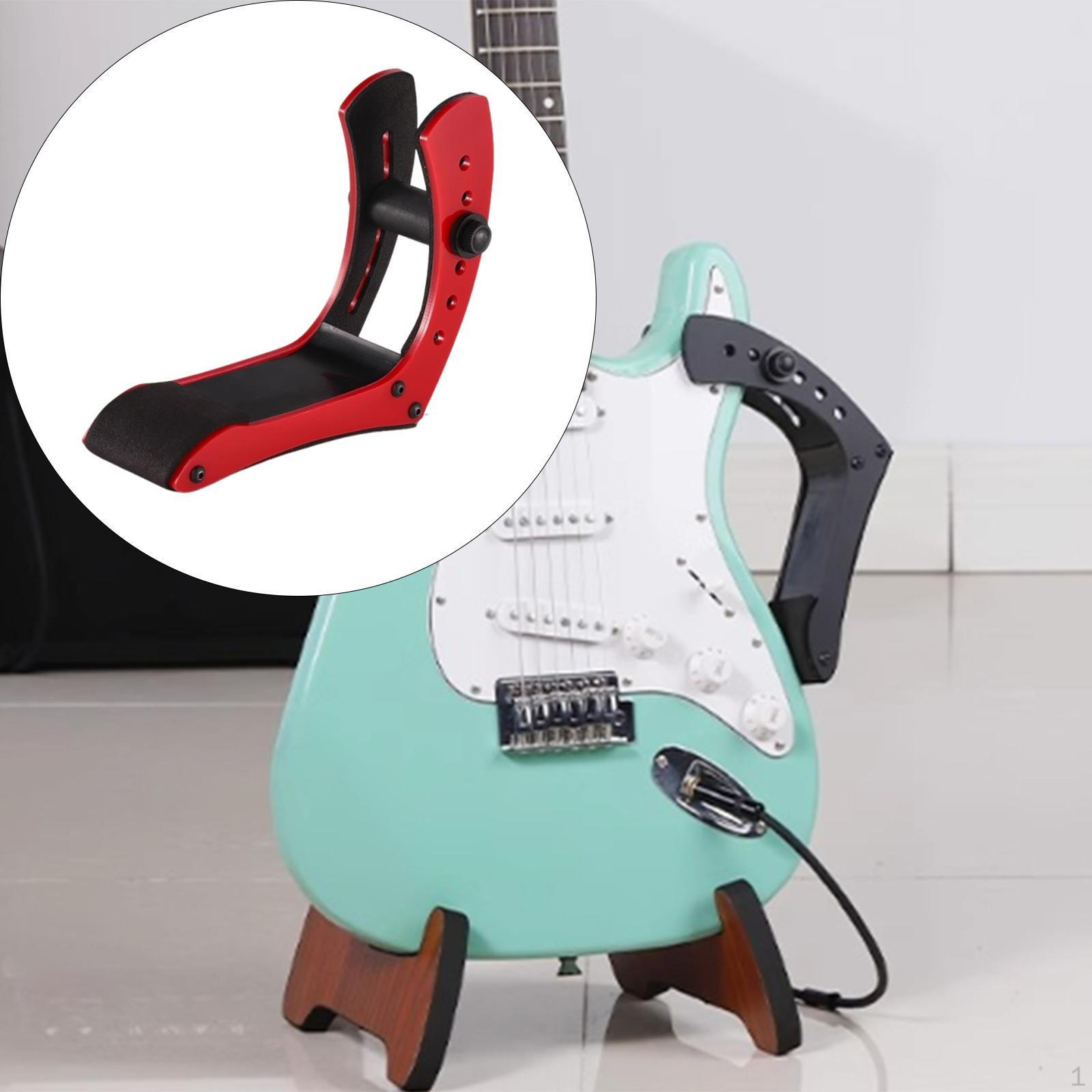 

Electric Guitar Rest Footrest Portable Stand Holder Ergonomic Foot Stool for Stage красный
