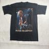 VTG Peter Frampton Comes Alive 2 Tour 1996 Black SS Graphic Shirt Men's Medium Unisex T-Shirt