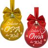 Zibei Christmas Tree Balls: In Memory of Dear Grandparents