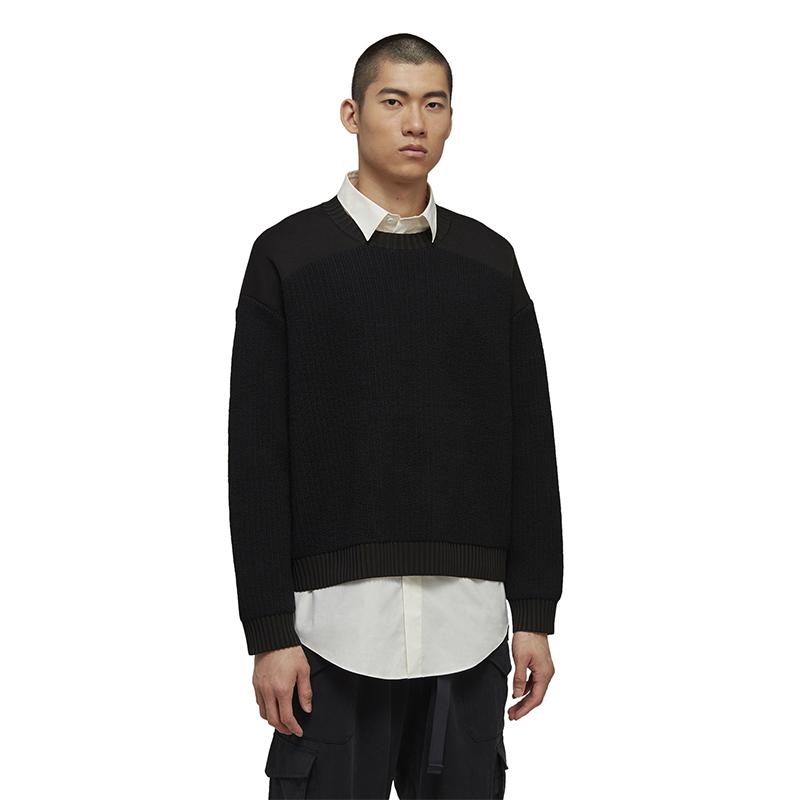 

Y-3 Utility Crew Autumn Winter Knit Sweater Men sweater Black 39-H63084 S