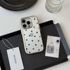 Simple and advanced polka dots are suitable for Apple 15/14/13 promax mobile phone case 12/11 soft xr/xs anti-drop 7p