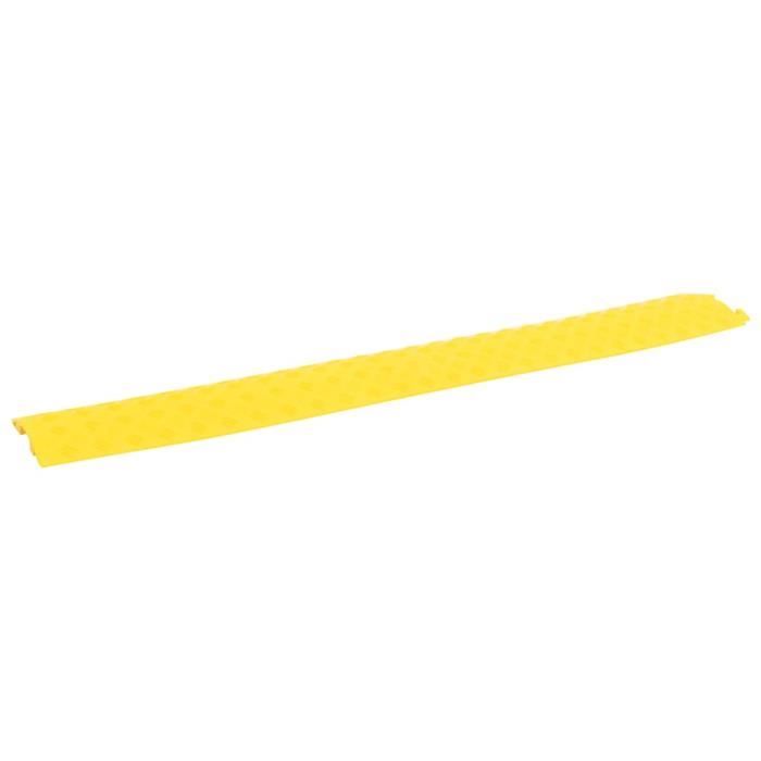 VidaXL Rampes de protection de câble 4 pcs 98,5 cm Jaune 150969