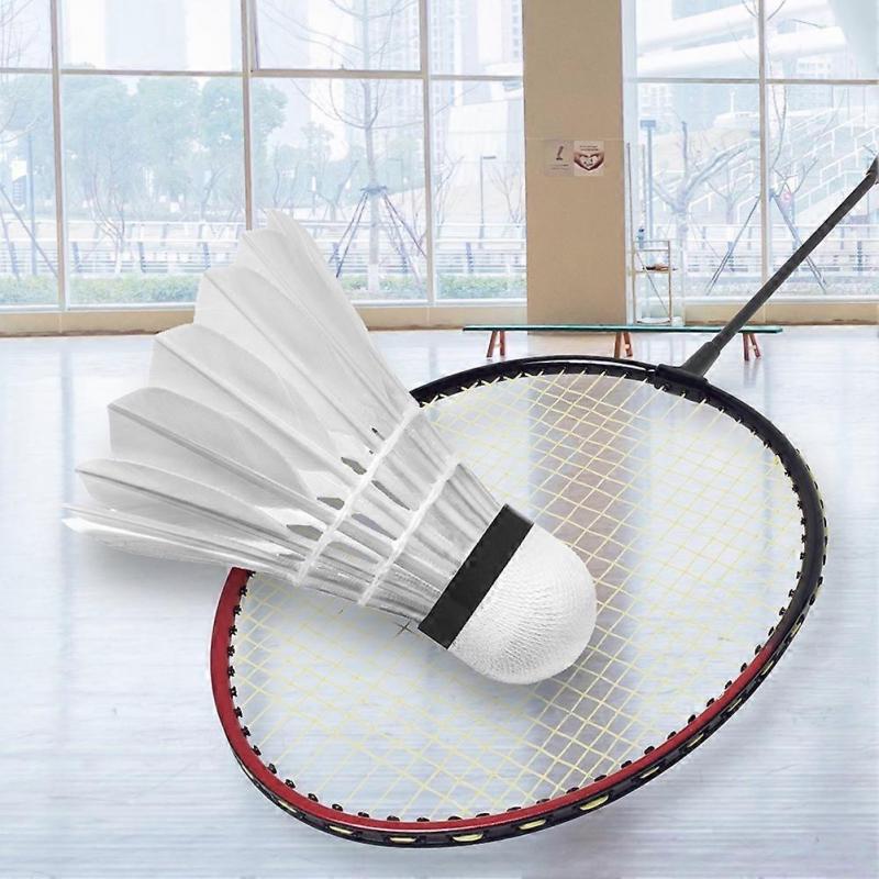 6pcs LED 7 Colors Novelty Glowing Badminton Balls for Yard Outdoor Sports Games