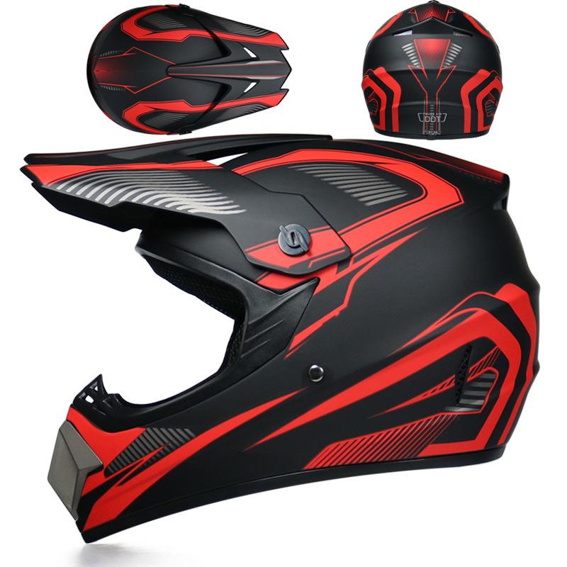 Four Seasons Motorcycle Off-road Helmet for Men and Women, Electric Bike Helmet, Mountain Bike Off-road Helmet, Racing Speed Descent Pedal