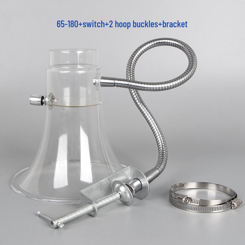 Konektor ústí digestoře pro odsávání pájecích výparů - Dostupné ve velikostech 2,5, 3 a 4 palce