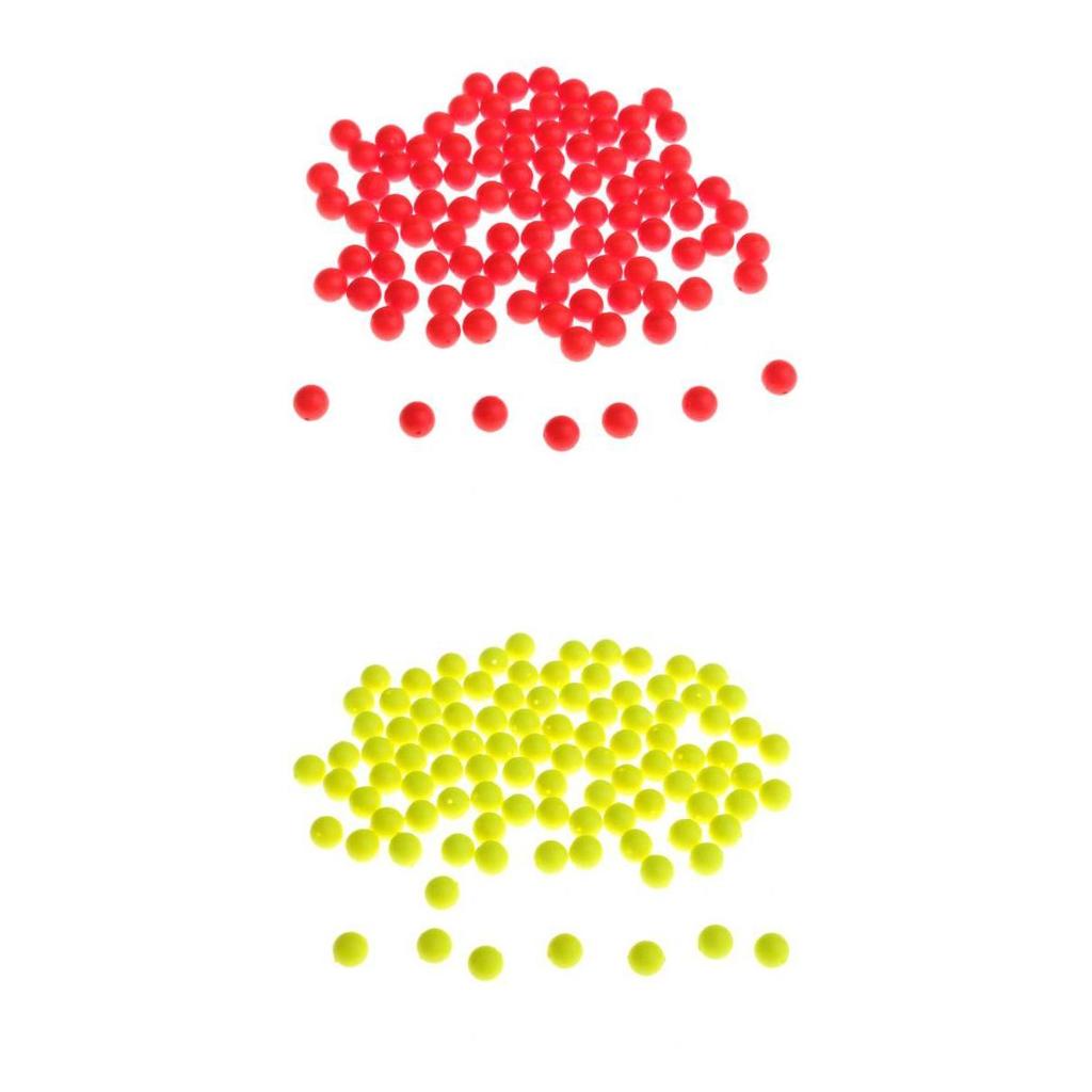 200x Float Bobbers Fishing Ball Indication Eva Foam Strike Sports