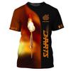 Fashion 3D Print Darts Men's T Shirt Hip Hop Trend Harajuku Clothing Casual O-neck Short Sleeve Loose Top Customize Name T-shirt