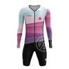 Mens Triathlon Suit Cycling Bodysuit Road Bike Racing Running Swimming Multi-Sport Performance Wear