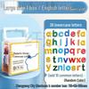 Magnetic Alphabet Stickers: 26 Uppercase & Lowercase Letters for Teaching Aids