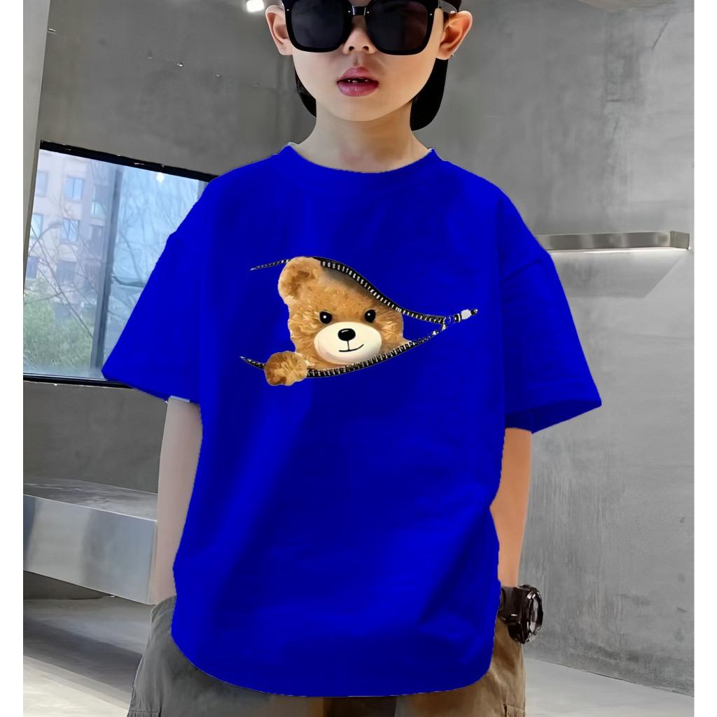 Children's casual T-shirt, fashionable children's printed T-shirt