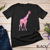 Niedliche Herzen Giraffe Lustige Tiere Liebhaber Valentinstag Unisex T-Shirt