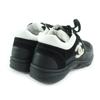 Ausgezeichnete CHANEL Sneaker Schwarz Weiß Leder Damen 37 G38299 Gebraucht