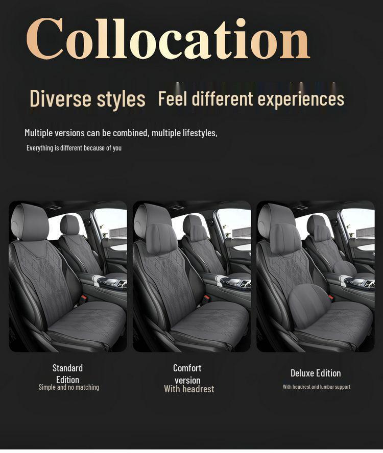 Roewe I5/RX5 Universal All-Season Suede Car Seat Cushion, IMAX8 Summer Cover, ERX5/I6 Saddle Pad