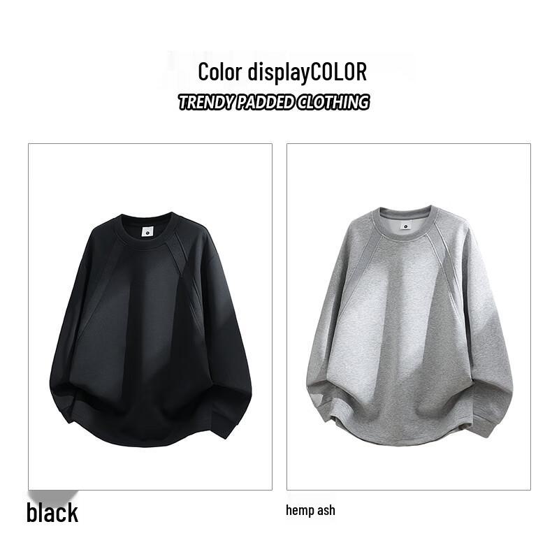 Men's Casual Heavyweight Round Neck Sweatshirt