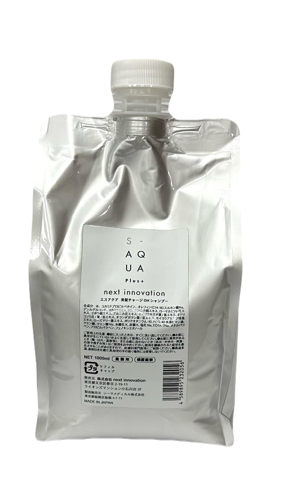 

Science Aqua OH Shampoo 1000ml Refill S-AQUA