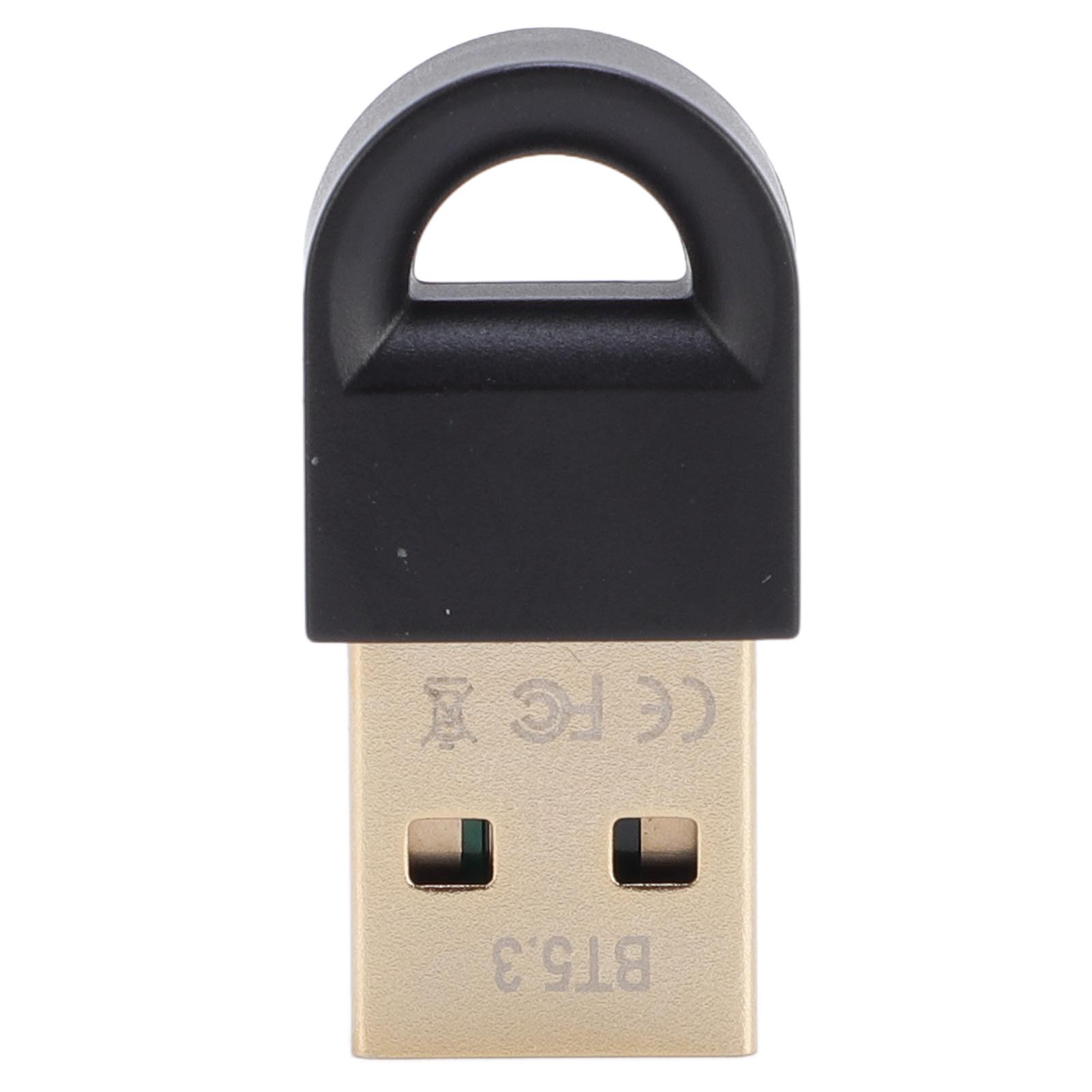 

Bluetooth 5.3 USB Adapter Plug and Play 65.6ft Long Range Wireless Bluetooth Dongle Receiver for PC