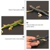 POPETPOP Artificial Lizard Toy Lizard Play Equipment Educational Model Toy Action Figure Lizard Toy Creature Children Gift 2 Pieces