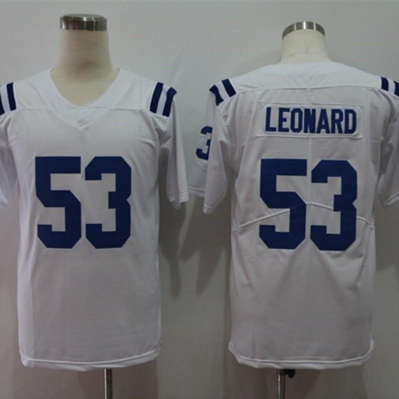 Mens NFL Indianapolis Colts Football Jersey Custom Number 2 13 12 17 25 Fan Wear Cotton Blend Sport Shirt