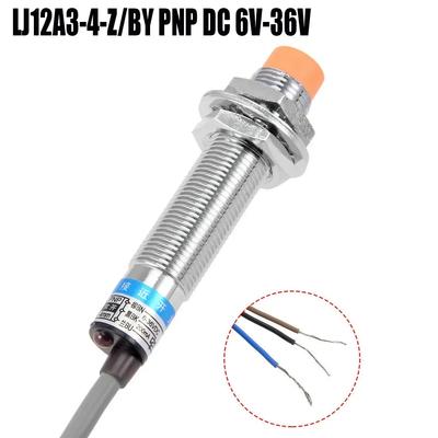 LJ12A3-4-Z / BY Induktiver Näherungsschalter Erkennungsschalter PNP DC6-36V 110cm Induktive Sensoren 300 MA Elektrogeräte