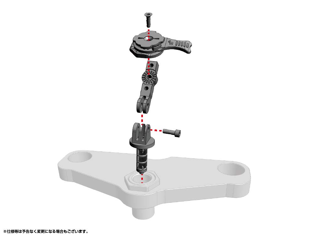 Plus Moto Mount 9 Stem Hole Type requires separate Compatible with lenses R+Mount (Black) [R+Moto9BK] (Mount only, case) 12.8mm-24mm