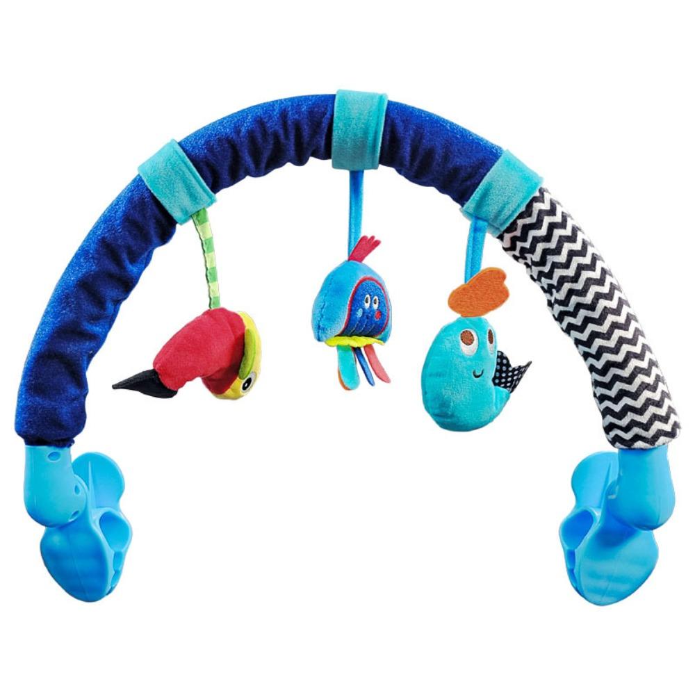 Early Education Crib Rattles Music Plush Toys Baby Sensory Hanging Rattles  Baby Crib