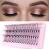 Individual Professional Eyelash Extension Grafting False Eyelashes Long Natural Volume Cluster 10D