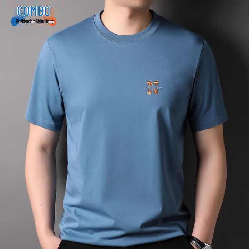 Kangbo Men s Premium Cotton Blend Short-Sleeve T-Shirt 2XL