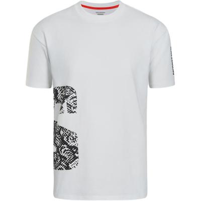 SALOMON Modisches Vielseitiges Atmungsaktives Kurzarm-T-Shirt Unisex Oberteile Weiß C26750
