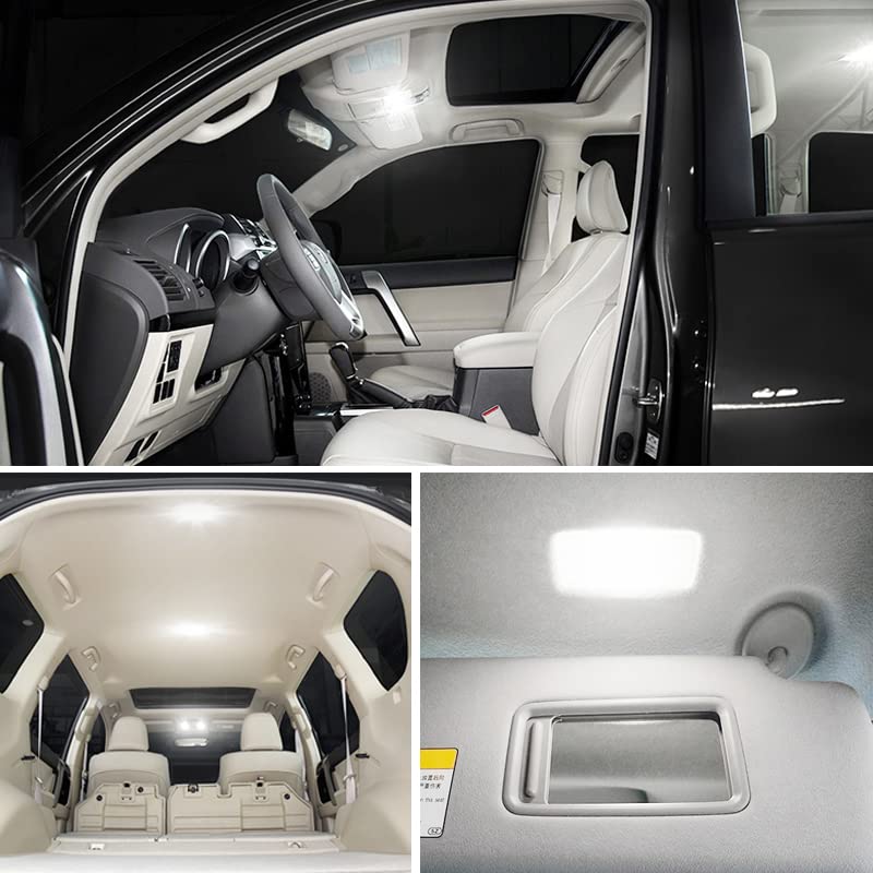 T10 X 36 Mm LED 37 MM Room Lamp, White, Compatible with Vehicle Inspection,