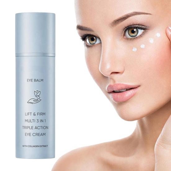Eye Balm Hydrating Smoothing Eye Cream Lightweight Fast-Absorbing Refreshing Eye Care Stick Non Greasy Eye Cream
