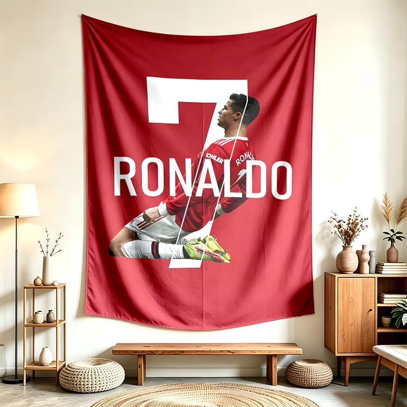Cristiano Ronaldo (14) Evleri, Yurtları ve Yatak Odalarını Dekore Etmek İçin Uygun, Dokunması Yumuşak ve Arkadaşlar ve Aile İçin Mükemmel Bir Hediye