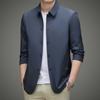 Spring and Autumn New Lapel Short Jacket Jacket Men's Classic Business Casual Simple Jacket Jacket Jacket